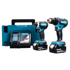 Makita DLX2289TJ įrankių rinkinys 2x5 Ah